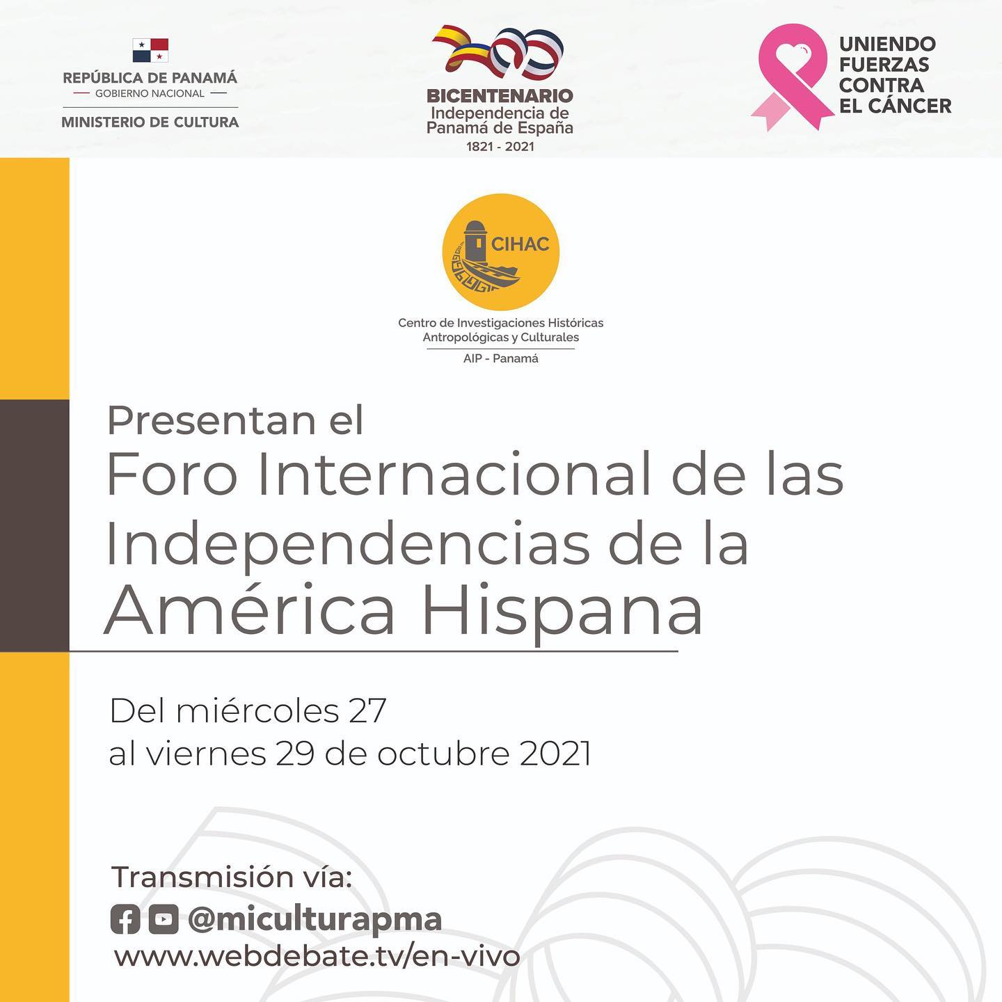 Foro internacional de las independencias - CIHAC